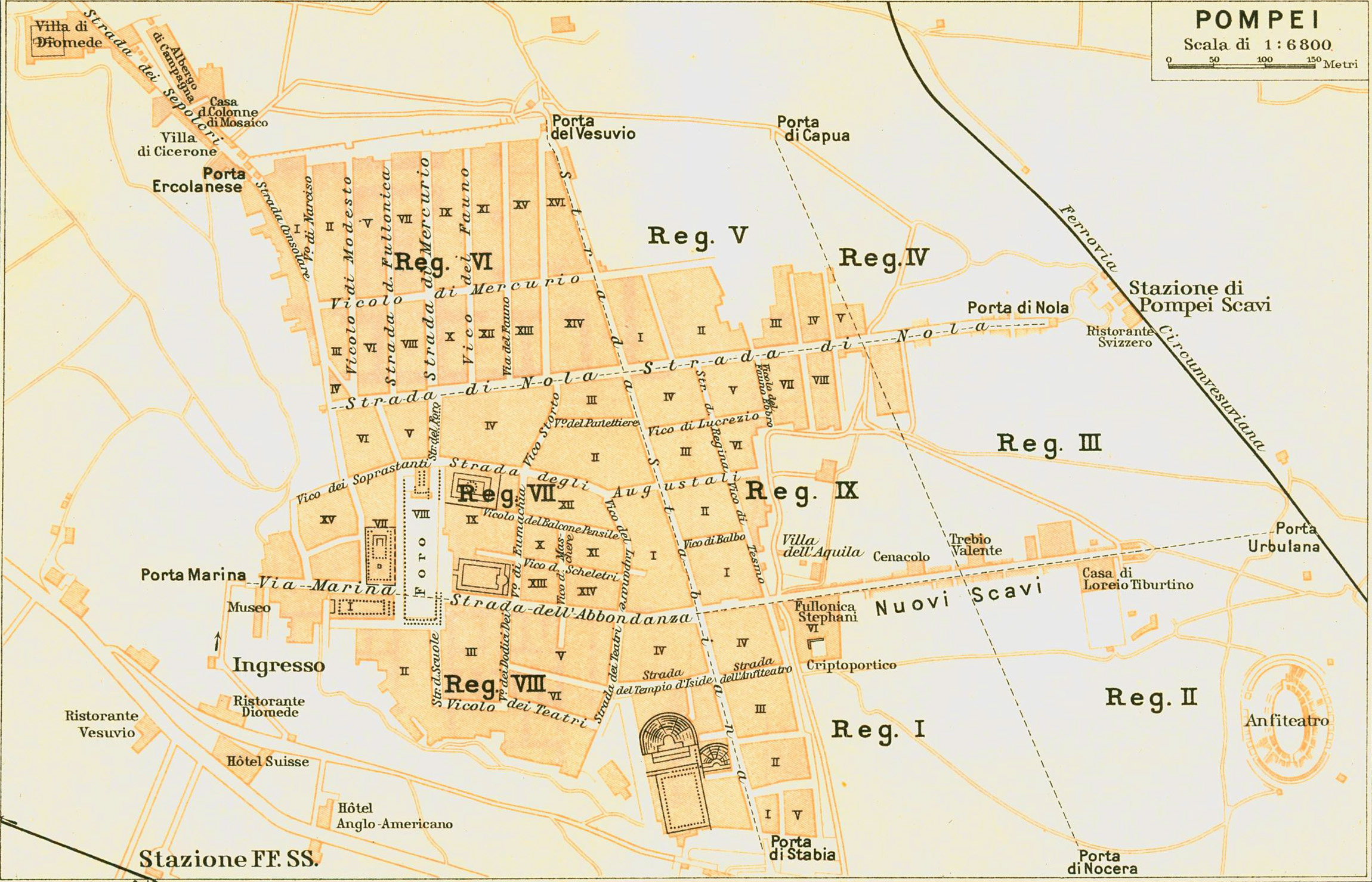 Карта politmine pompei